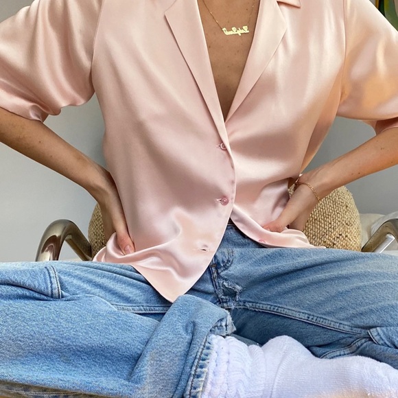 orseund iris archived le funk top mauve size small - Picture 2 of 3